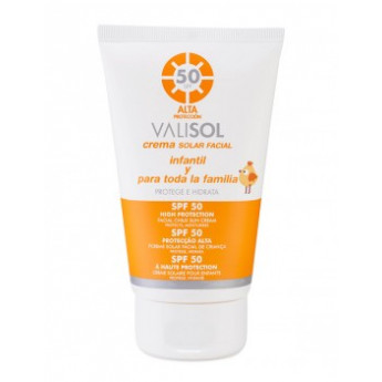 - VALISOL - Crema Solar Facial S.P.F. 50 100 ml