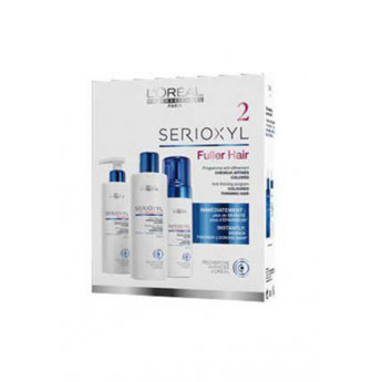 - L´OREAL - Pack SERIOXYL anticaída Cabellos Coloreados (champú 250 ml + acondicionador 250 ml + tratamiento 125 ml)